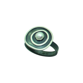 9767-aso-sww, Ring Silber 925 oxidiert