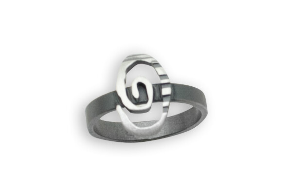 Ring Silber 925 oxidiert