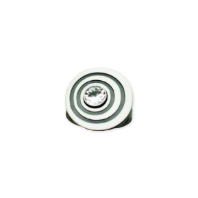 Ring Silber 925 oxidiert, Begkristall