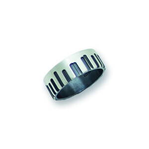 9832/3D-aso, Ring Silber 925 oxidiert matt