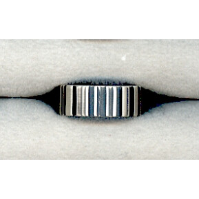 9832/4H-aso, Ring Silber 925 oxidiert matt