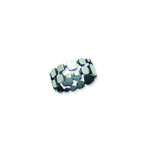 9832/8H-aso, Ring Silber 925 oxidiert matt