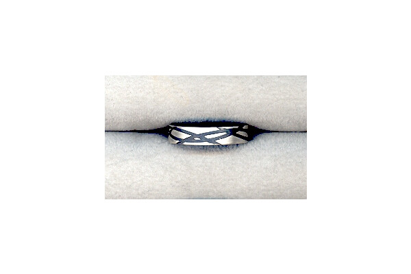 9832/11D-aso, Ring Silber 925 oxidiert matt