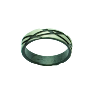 9832/11D-aso, Ring Silber 925 oxidiert matt