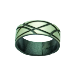 9832/11H-aso, Ring Silber 925 oxidiert matt