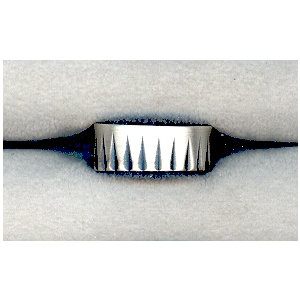 9832/14H-aso, Ring Silber 925 oxidiert matt