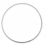 Halsreifen Flexi" 3 mm, Sterling Silber 925 rhodiniert"
