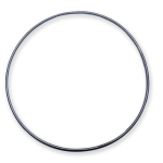 Halsreifen Flexi" 3 mm, Sterling Silber 925 oxidiert"