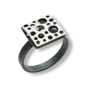 Ring Sterling Silber 925 oxidiert