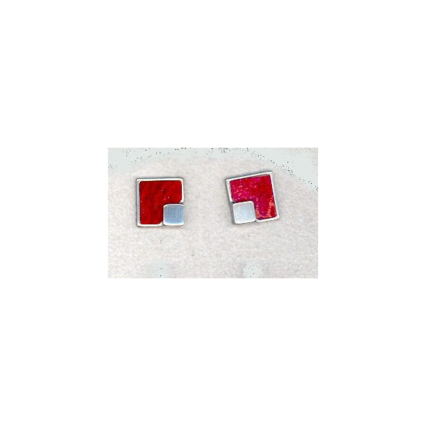 P1930-sr-sk, Ohrstecker Silber 925 satiniert platiniert