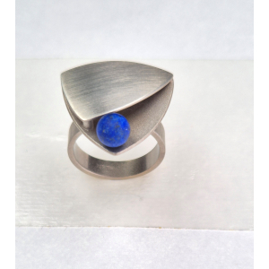 1282, Ring Silber 925 satiniert-platiniert