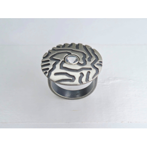 1288, Ring Silber 925 oxidiert