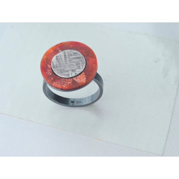 1300, Ring Silber 925 oxidiert