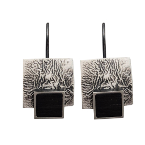 H2115, Ohrhaken Silber 925 oxidiert