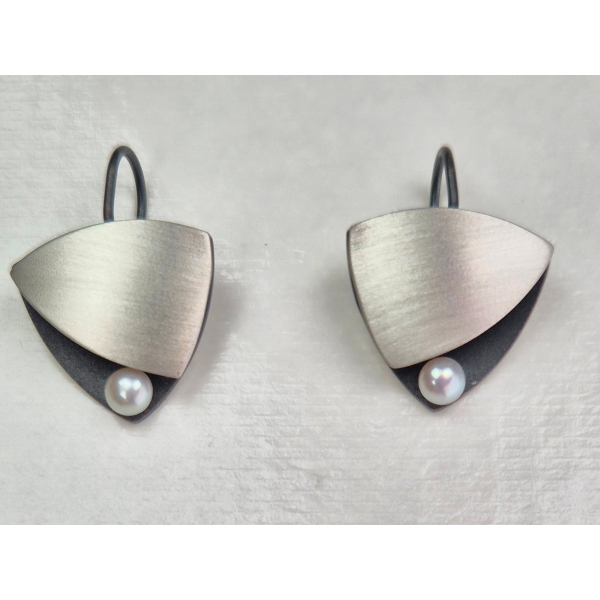 H2117, Ohrhaken Silber 925 oxidiert