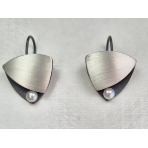 H2117, Ohrhaken Silber 925 oxidiert