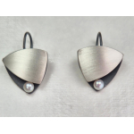H2117, Ohrhaken Silber 925 oxidiert