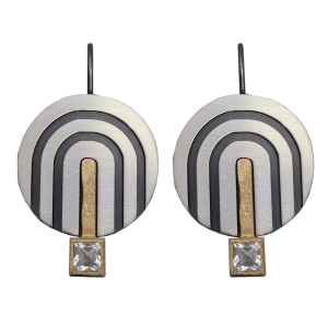 H2119, Ohrhaken Silber 925 oxidiert