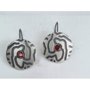 H2123, Ohrhaken Silber 925 oxidiert