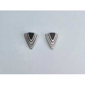 P2113, Ohrstecker Silber 925 oxidiert