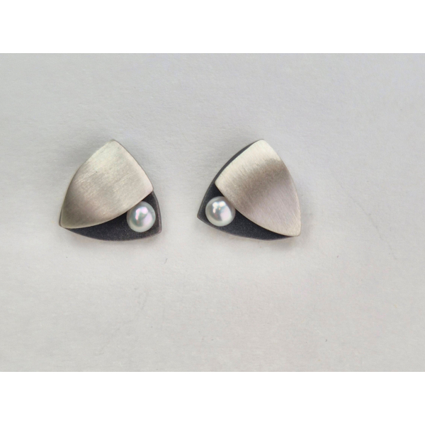 P2116, Ohrstecker Silber 925 oxidiert