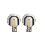 P2118, Ohrstecker Silber 925 oxidiert