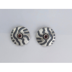 P2122, Ohrstecker Silber 925 oxidiert