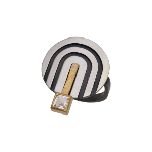 1283, Ring Silber 925 oxidiert