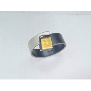 1291, Ring Silber 925 satiniert-platiniert
