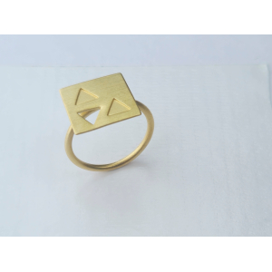 35RG, Ring {B} Roy satiniert