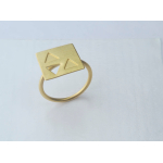 35RG, Ring {B} Roy satiniert