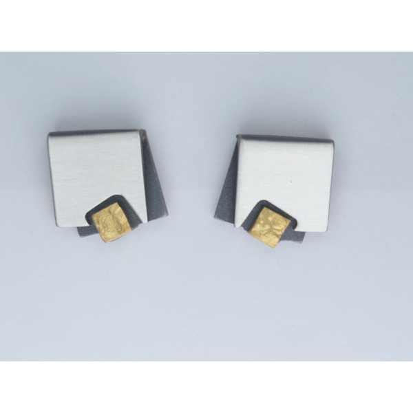 P2124, Ohrstecker Silber 925 satiniert