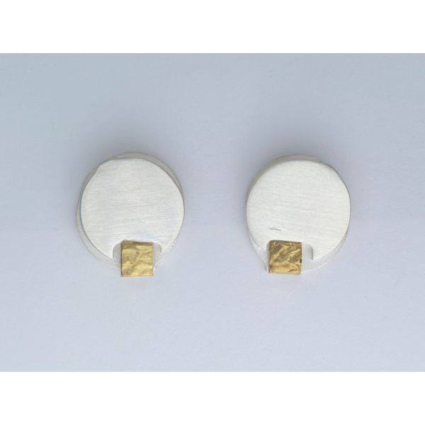 P2125, Ohrstecker Silber 925 satiniert