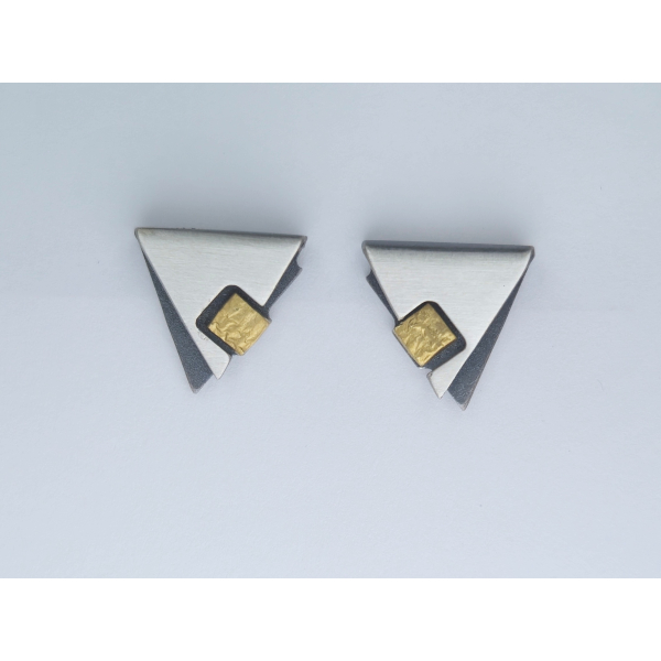 P2126, Ohrstecker Silber 925 satiniert