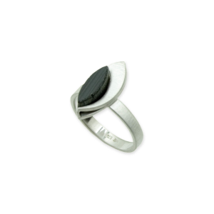 Ring Sterling Silber 925 satiniert rhodiniert