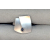 satiniert-platiniert mit schwarzem Diamant